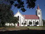 Construction on this neo-Gothic church building started in 1898, but owing to the outbreak of the Anglo-Boer War the finishing touches could only be done in 1903. During the war the building was used by the British as a hospital and it is alleged that six Type of site: Church. Construction on this neo-Gothic church building started in 1898, but owing to the outbreak of the Anglo-Boer War the finishing touches could only be done in 1903. During the war the building was used by the British as a hospital and it is alleged that six[clarification needed]