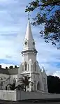 This neo-Gothic church building was officially opened on 30 September 1860.
The tower, which was added in 1864, collapsed in 1877 and was rebuilt in 1880.
The church is closely associated with the establishment of the Swartland congregation, as well as the founding of the town Malmesbury itself.
Type of site: Church
Current use: Church : Dutch Reformed.