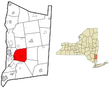 Location of LaGrange, New York