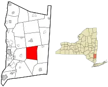 Location of Union Vale, New York