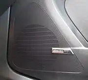 Dynaudio speaker inside a Volkswagen Tiguan