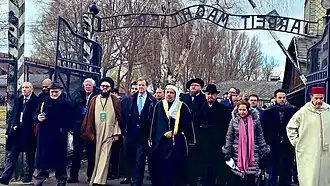 MWL General Secretary Dr Issa leads a delegation of Muslim leaders to Auschwitz Memorial in January 2020.