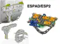 ESPAD mount used to secure ESP-2 to Quest