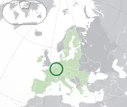 Location of Euro gold and silver commemorative coins (Luxembourg)