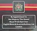 EWS Railway, royal train operator to Elizabeth II (shown on the livery of a Class 67 locomotive)