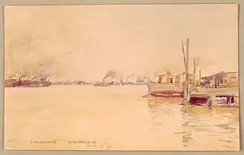 New Orleans Skyline, 1893 (Ogden Museum of Southern Art)