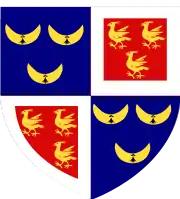 Arms of the Earl of Harrowby