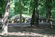 The graves, subject of archeological research