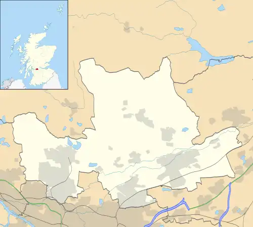 Auchinairn is located in East Dunbartonshire