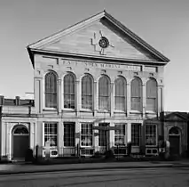 East India Marine Hall, Salem; built 1825. Designed by Sumner.