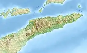 Mount Diatuto is located in East Timor