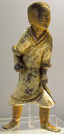 An Eastern Han male figure, Shanghai Museum