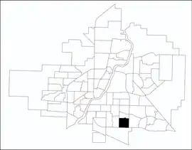 Eastview location map