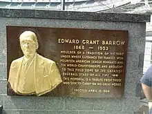 Ed Barrow's plaque