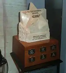 Photo of the Ed Chynoweth Trophy