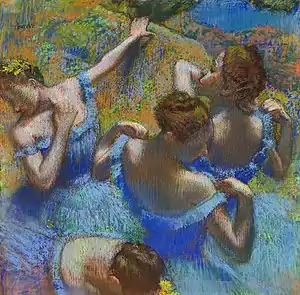 Blue Dancers, 1897, pastel on paper, Pushkin Museum, Moscow