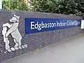 Entrance to the Indoor Cricket Centre