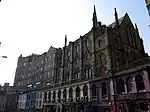 Victoria Terrace, With Pavement, Railings Lamps And Steps Leading From Victoria Street To Upper Bow