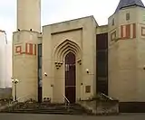 Front entrance of the mosque