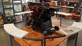 Woodworking machine of Edouard Mennig