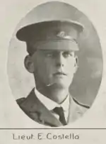 Lieutenant Edward Costello in 1915