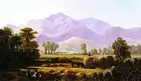 Mount Diablo from near Pleasanton, no date, private collection