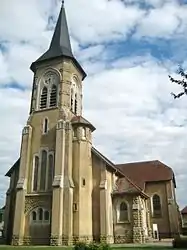 The church in Giraumont