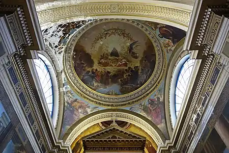 The dome over the altar