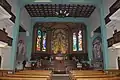 Church Saint Mary interior - of Basque inspiration but in art-deco style