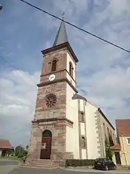 The church in Vittersbourg