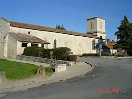 The church in Le Langon