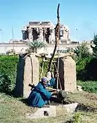 Shadoof beside Kom Ombo temple