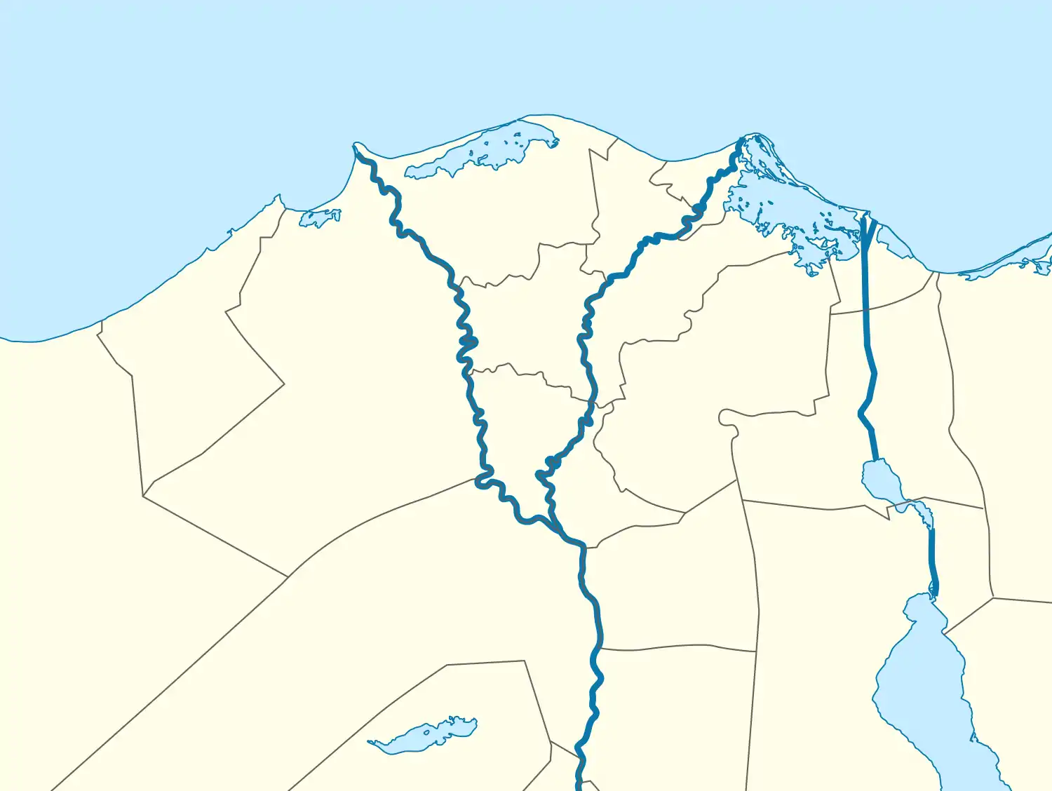 Rosetta is located in Nile Delta