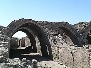 Vaulted brick buildings