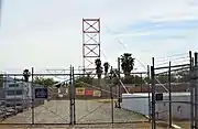 Different view of the Blythe-Ehrenberg-Pipeline suspension bridge