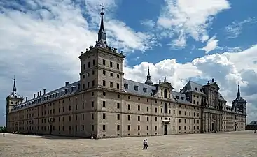 Mannerism - El Escorial, outside Madrid, Spain, by Juan Bautista de Toledo and Juan de Herrera, 1559-1584