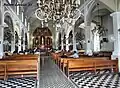 The church interior