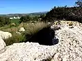 View of Elah Valley, looking east from atop of Tel Socho