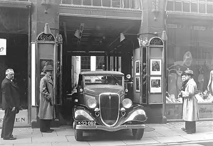 The entrance in 1938.