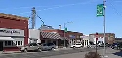 Downtown Elgin: west side of 2nd Street, looking north from Cedar Street