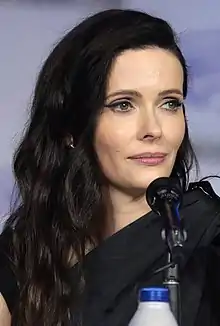 Elizabeth Tulloch at the 2022 WonderCon in Anaheim, California.