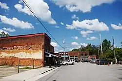 Shops along Railroad Street