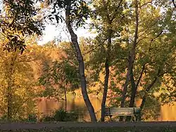 The Mississippi River at Ellison Park in Monticello