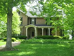 Elmwood Place farmhouse on State Route 161