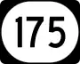 Iowa Highway 175 marker