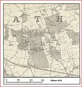 Map 2. Eltham in 1870