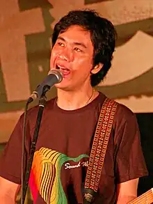 Buendia performing at Screen Fest, Eastwood, 2008