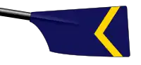 Image showing the rowing club's blade colours