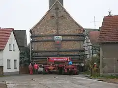 Emmaus Church on its way to Borna