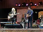 Two-time winners Emmylou Harris and Rodney Crowell